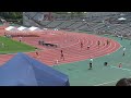 近畿中学総体　陸上競技　低学年男子4×100m　予選2組