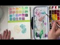 ShinHan Pastel Watercolors - Swatch & Paint Sesh!