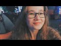 🐷 Visual funfair ASMR: Eating candied apple & cotton candy 🐷