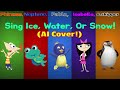 Phineas, Neptune, Pablo, Isabella, & Skipper Sing Ice, Water, Or Snow! (AI Cover!)