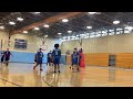 Brandeis HS Boys Volleyball Scrimmage vs Julia Richmond Game 3 of 6