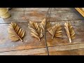 FOLHAS DE PAPEL KRAFT |CARDBOARD REALISTIC LEAVES | DIY Home Decor Ideas | Paper Leaves