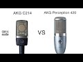 AKG C214 vs AKG Perception 420 Review and Test