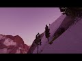skiing down grand teton in riders republic (no UI)