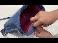 How to Make a Bag out of Old Jeans
