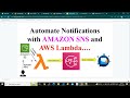 How to Automate Sending Notifications With Using Amazon SNS and AWS Lambda