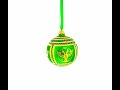Regal 1912 Napoleonic Royal Egg Green - Blown Glass Ball Christmas Ornament (KK-0722-80)