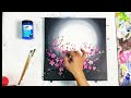 Tree Of Flowers | Acrylic painting for beginners step by step | Paint9 Art