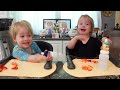 Twins try Swiss chocolate