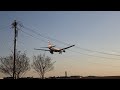 American Airlines 777-200ER landing at RDU