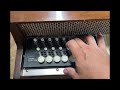 Vintage 1959 Airline air powered organ - quick demo