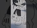Drawing Bendy in different styles #viral #draw #2023 #bendy #bendyandtheinkmachine #ohuhumarkers
