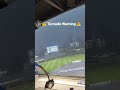 TORNADO WARNING AT BASEBALL GAME (SCARY)