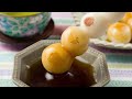 How to make Mitarashi Dango (Japanese Rice Dumplings with Sweet Soy Glaze) #みたらし団子 #和菓子