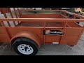 How To Buy a Home Depot Rental Trailer & Trailer Walk Around #homedepottrailer #trailer