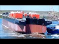 Launch of Barge B. No. 270 for Bouchard Transportation - VT Halter Marine