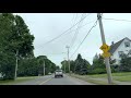 Driving Streets of Amherst, Nova Scotia