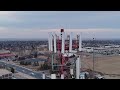 Cell Phone Tower Upgrades | Drone Footage | 4K