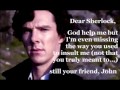 Sherlock - With or without you vidlet (my original Dear Sherlock)