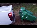 New product helps you haul your garbage cans to the road without the hassle of loading them in truck