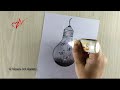 Creative light bulb drawing | Butterflies are flying in the bulb | Easy pencil sketch drawing