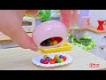 Miniature Rainbow Chocolate Cake Decorating 🌈 Rainbow KitKat Chocolate Cake Recipes By Baking Yummy