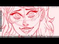 DRAWING MY FIRST FAN COMIC (Speedpaint) Pt. 1 -- Lineart