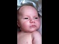 Baby smile - a minute with mommy