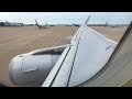 American Airlines Airbus A321 Takeoff from Dallas/Fort Worth (DFW)