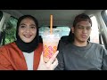 WE TRIED DUNKIN DONUTS PUNYA COFFEE....SEDAP KE?! 🍩🥤