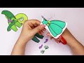 ✂️ Paper Diy ✂️How To Make Disgust Paper Doll | Inside out 2