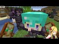 Kaela is Doing illegal Transaction and Pekora is Not Happy With That in Hololive Minecraft Hardcore!