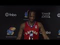 KU senior Marcus Garrett after delivering strong outing on Senior Night