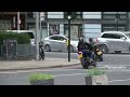 Unmarked police bikes and Counter terrorism Convoy