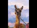 Digital Oil Painting｜Lama & railroad｜iPad Pro 12.9 | Art set4 App