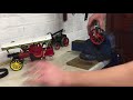 Modifying a Wilesco rear wheel with a Mamod wheel