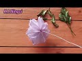 Bunga Mawar Cherry Blossom || Tutorial Membuat Bunga Dari Pita Satin || DIY