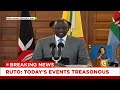 President Ruto addresses the Nation after protesters storm Parliament