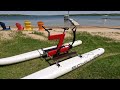 SCHILLER Water Bike Review, Unboxing, Assembly and Demo - Schiller S1-C Pontoon Bike