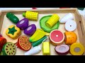 Satisfying Video | How to Cutting Wooden Fruits and Vegetables ASMR