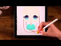 You Can Draw This MANGA GIRL in PROCREATE - Tutorial for Beginners