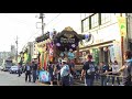 上野原市　牛倉神社例大祭2017　山車